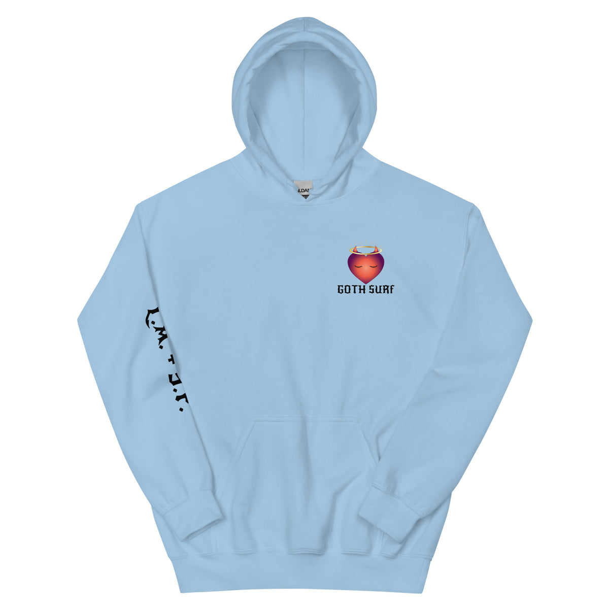 GOTH SURF - ANGEL HEART - Unisex Hoodie - LIMITED PRODUCTION RUN 